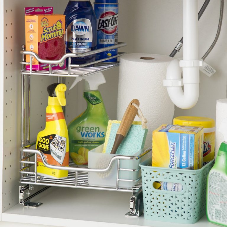 3 Ways to Help You Keep Organized Under the Kitchen Sink