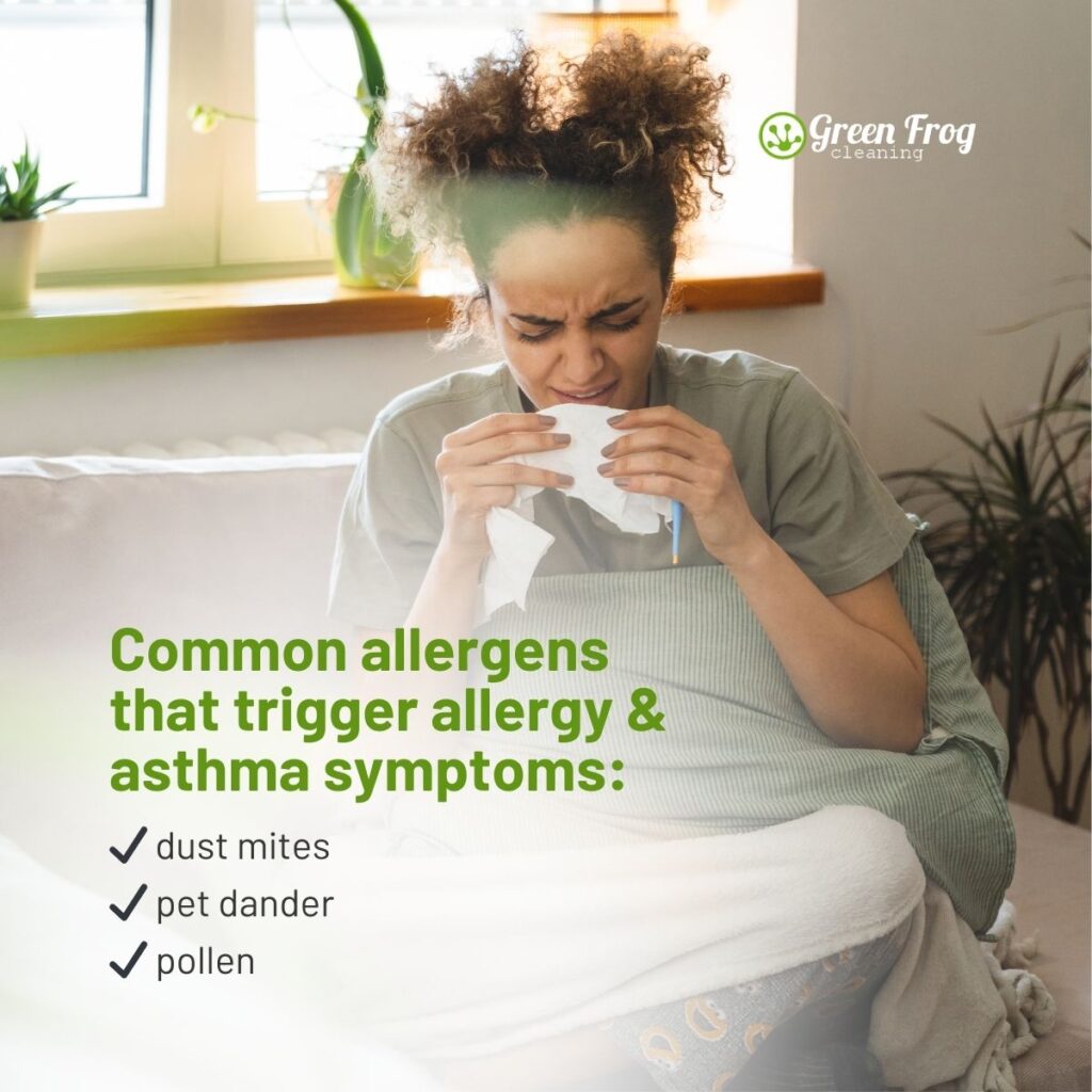 How a Clean Home Can Boost Your Physical Health: Allergens that trigger allergy & asthma symptoms