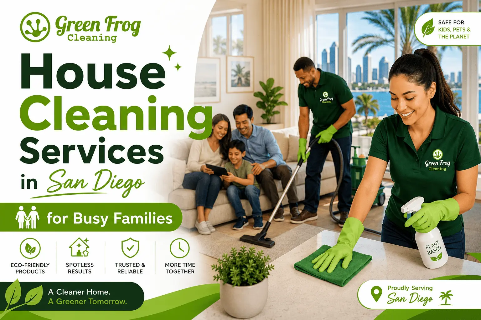House Cleaning Services in San Diego for Busy Families