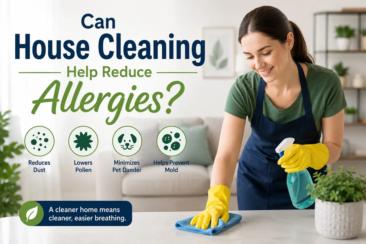 Can House Cleaning Help Reduce Allergies