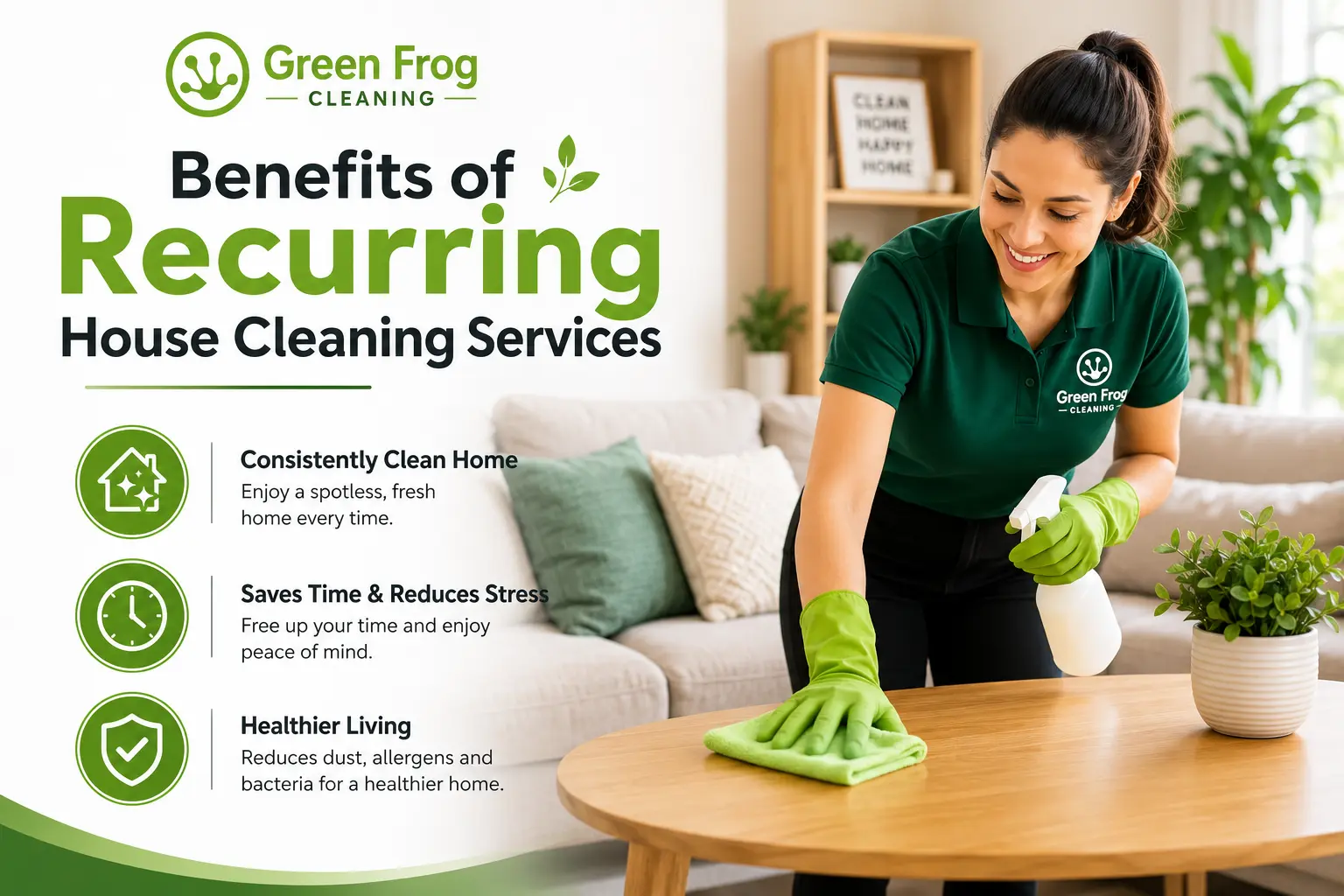 Benefits of Recurring House Cleaning Services